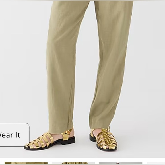 J. Crew linen cargo pants - Picture 3 of 3